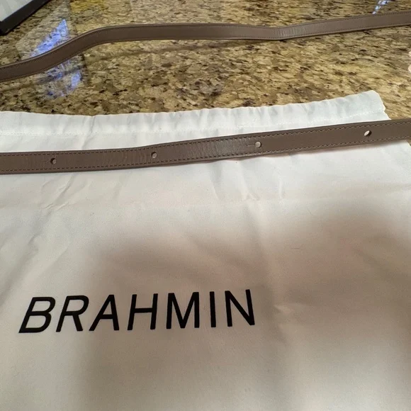 BRAHMIN SHAYNA-SILVER LINING SHETLAND CROSSBODY BAG - Picture 7 of 11